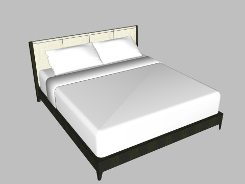 34 beds and bedside tables 3D 模型