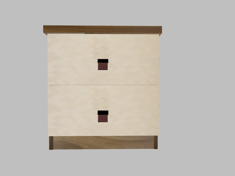 34 beds and bedside tables 3D 模型