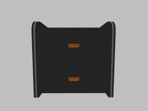 34 beds and bedside tables 3D 模型
