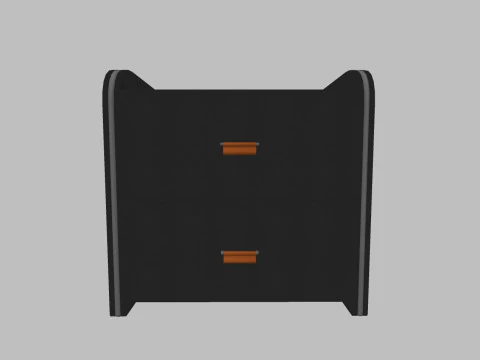34 beds and bedside tables 3D Model
