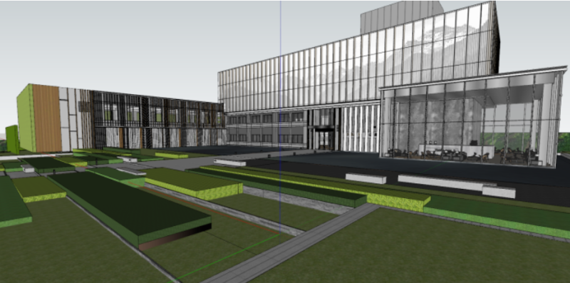 A Park Avenue Demonstration Area SU Model 3D .c4d .max .obj .3ds .fbx .stl .blend