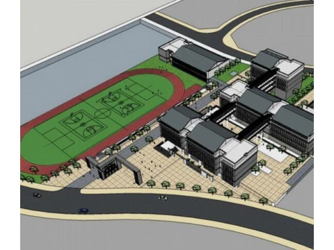 Sketchup model of primary school building 3D Model