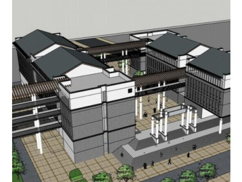 Sketchup model of primary school building 3D 模型