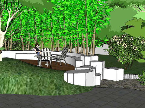 Xiaoyouyuan landscape design su model 3D मॉडल