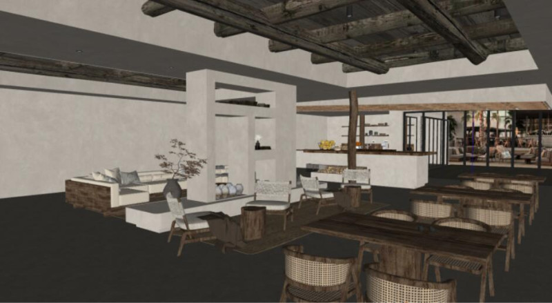 Restaurant Catering SUMaterial Texture Modello 3D .c4d .max .obj .3ds .fbx .stl .blend 
