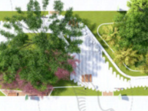 Belt Municipal Green Park Landscape Model su 3D Model