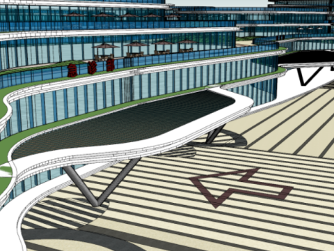 Tender Proposal for the First Modern High rise Hospital 3D Model