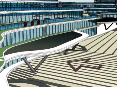 Tender Proposal for the First Modern High rise Hospital 3D Model