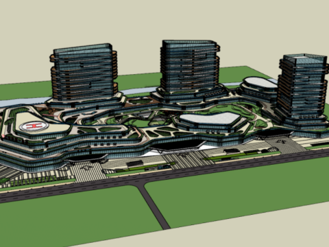 Tender Proposal for the First Modern High rise Hospital 3D Model