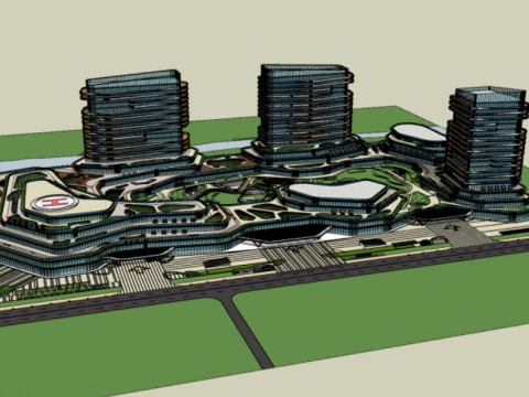 Tender Proposal for the First Modern High rise Hospital 3D Model