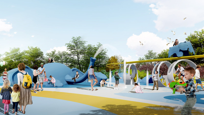 Childrens play facility sketch design SU model 3D Modell .c4d .max .obj .3ds .fbx .stl .blend 