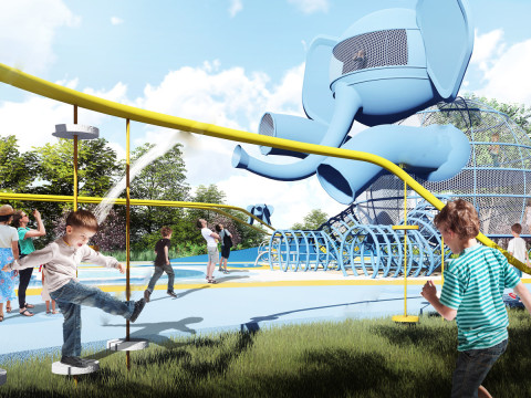 Childrens play facility sketch design SU model 3D Modell