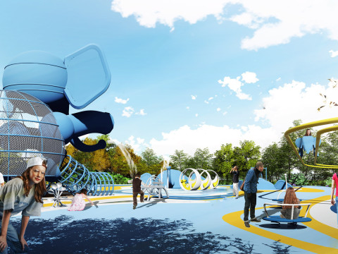 Childrens play facility sketch design SU model 3D Modell