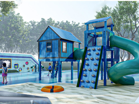 Childrens play facility sketch design SU model 3D Modell