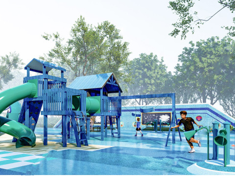 Childrens play facility sketch design SU model 3D Modell