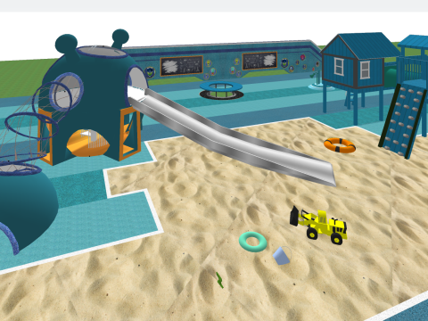 Childrens play facility sketch design SU model 3D Modell
