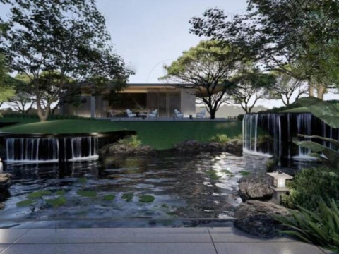 Su model of falling water features 3D 模型