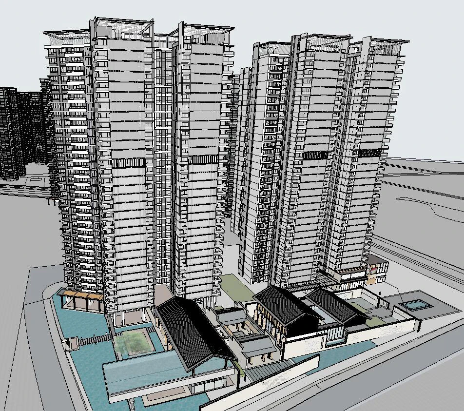 Central Park Bidding Proposal CommercialDemonstration Zone 3D Model .c4d .max .obj .3ds .fbx .stl .blend 