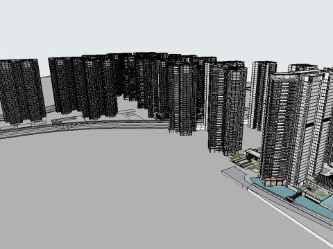 Central Park Bidding Proposal CommercialDemonstration Zone Modèle 3D