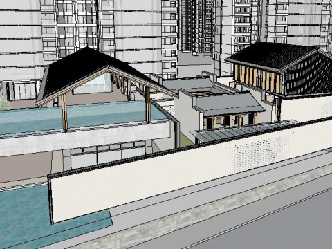 Central Park Bidding Proposal CommercialDemonstration Zone 3D Model