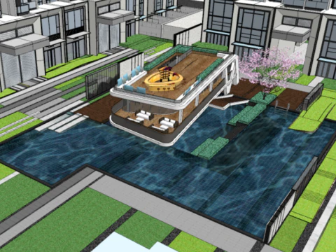 Modern high-rise 3D Model