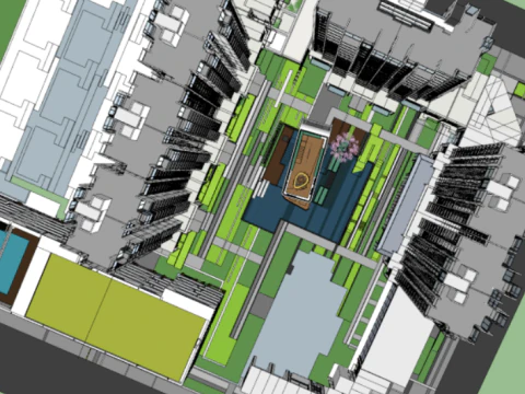 Modern high-rise 3D Model
