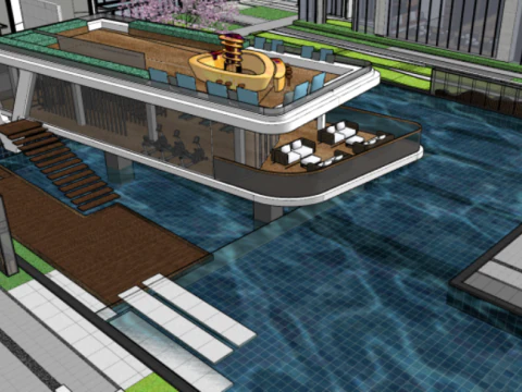 Modern high-rise 3D Model