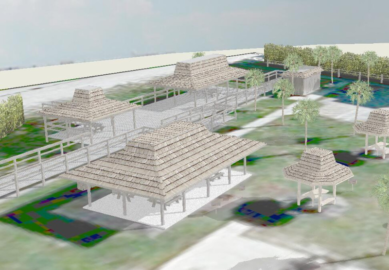 Park SketchUp Model Download 3D 模型 .c4d .max .obj .3ds .fbx .stl .blend 