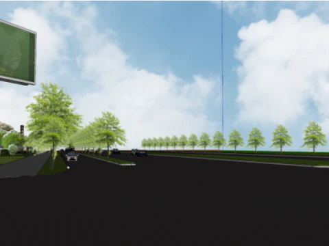 SU model of buildings in a demonstration area of Helenburg 3D Model