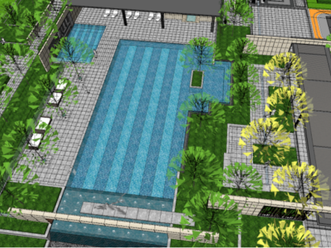 SU Model of High-rise Residential Building 3D मॉडल