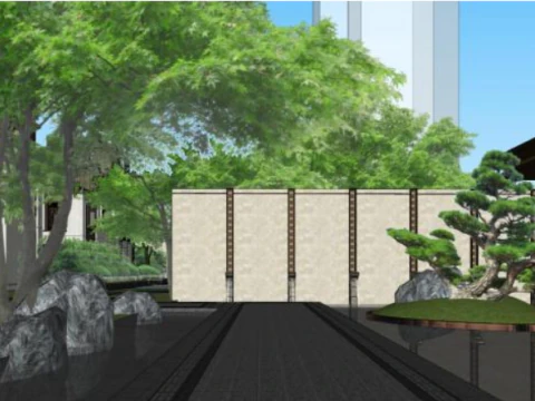 Exposition dans une certaine zone de démonstration Modèle 3D