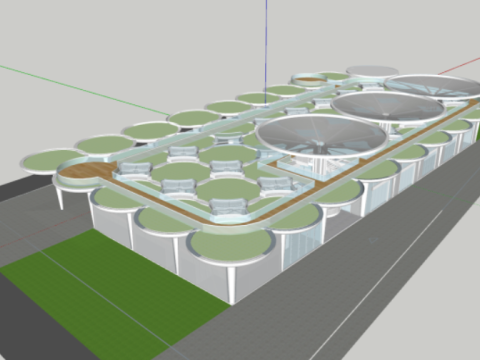 A sports park supporting engineering project SU 3D Model