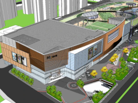 Розробка типової схеми Su комерційної площі 3D Модель