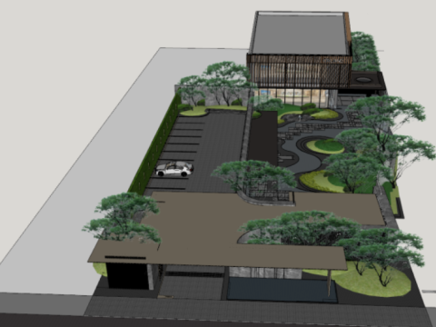 SU model in a demonstration area 3D मॉडल