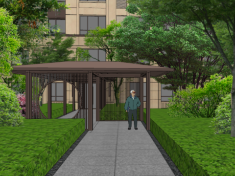 SU Model of Agile Jinxiu Dajia Demonstration Area Model 3D
