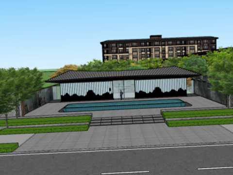 SU Model of Agile Jinxiu Dajia Demonstration Area Model 3D