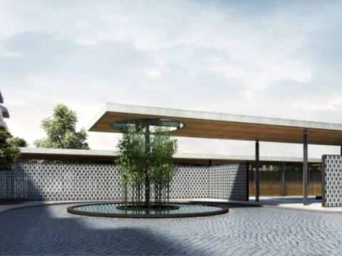 SU model of nine-year school architecture 3D Model