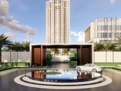 Neoclassical high-risevilla scheme 3D 模型