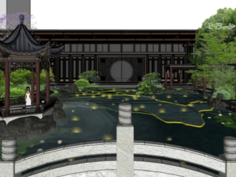 Demonstration Zone of a Real Estate Project 3D Model