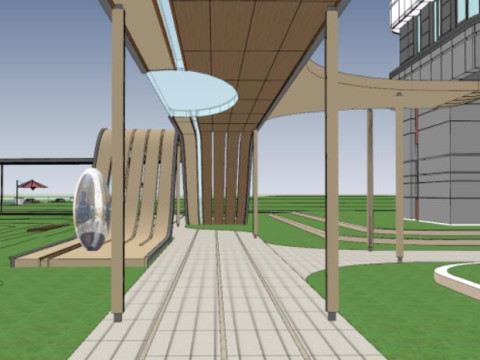 SU model of modern high-rise residential buildings 3Dモデル