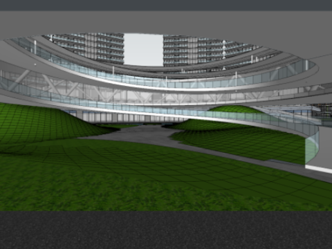 Blue Tribes-SU Model for Coastal Cultural Residence Purpose Modelo 3D