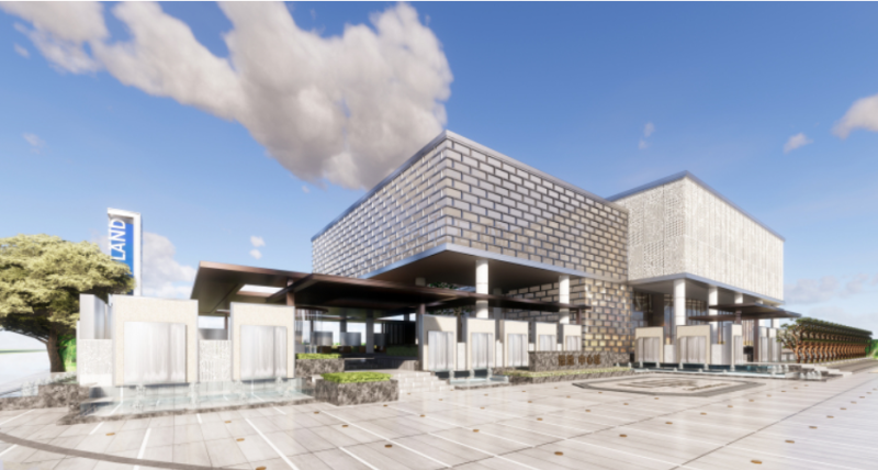 Progettazione concettuale di un ufficio vendite in una città centrale Modello 3D .c4d .max .obj .3ds .fbx .stl .blend 