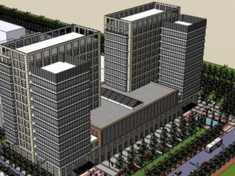 SketchUp model of a building 3D Model