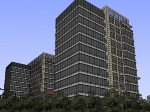 SketchUp model of a building 3D Model