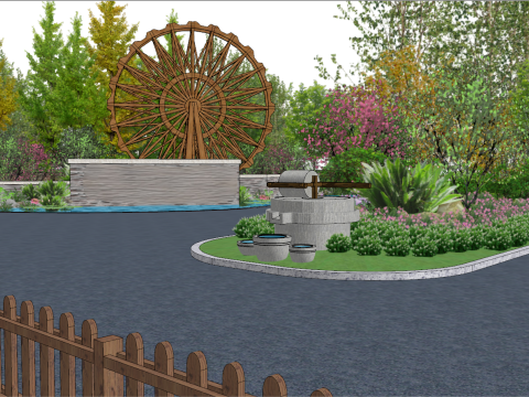 SU Model for Detailed Planning and Design of a New Safe Tourism Village Modèle 3D