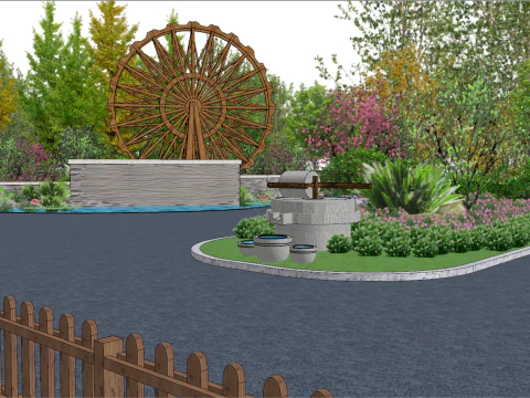 Modello SU per la pianificazione e progettazione di dettaglio di un nuovo villaggio turistico sicuro Modello 3D