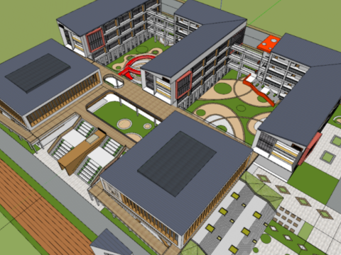 SU Model of a Chengnan Primary School Modelo 3D