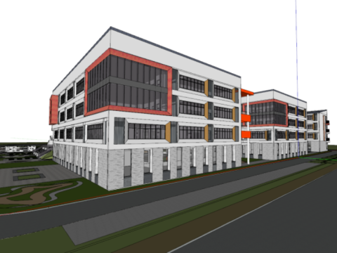 SU Model of a Chengnan Primary School 3Dモデル