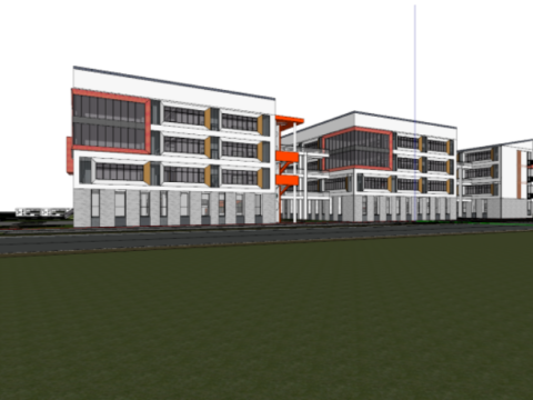 SU Model of a Chengnan Primary School 3Dモデル
