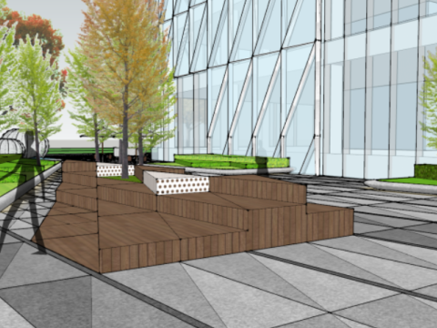 SU model for the construction of the start-up area and industrial park of a large citys science and 3D 模型
